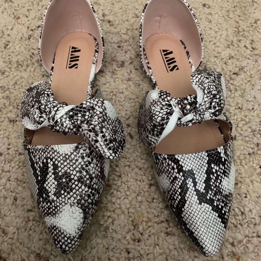 Snake Skin Flats